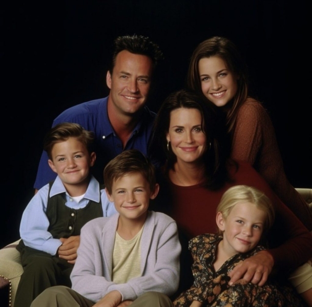 Как бы выглядели дети героев сериала «Друзья»?