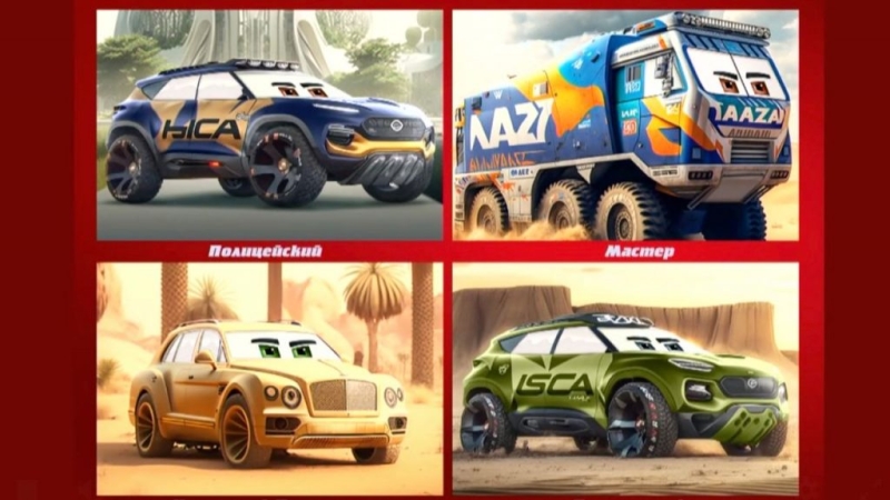 В России выпустят аналог мультфильма «Тачки»: как будут выглядеть герои